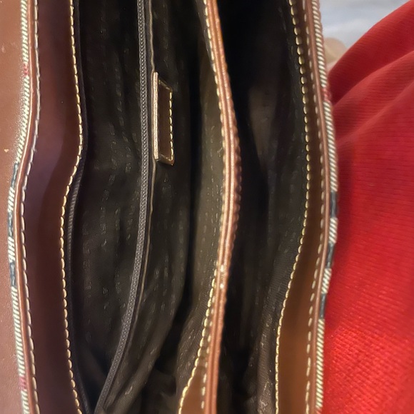 Vintage BURBERRY check flap messenger / shoulder bag - Picture 8 of 15